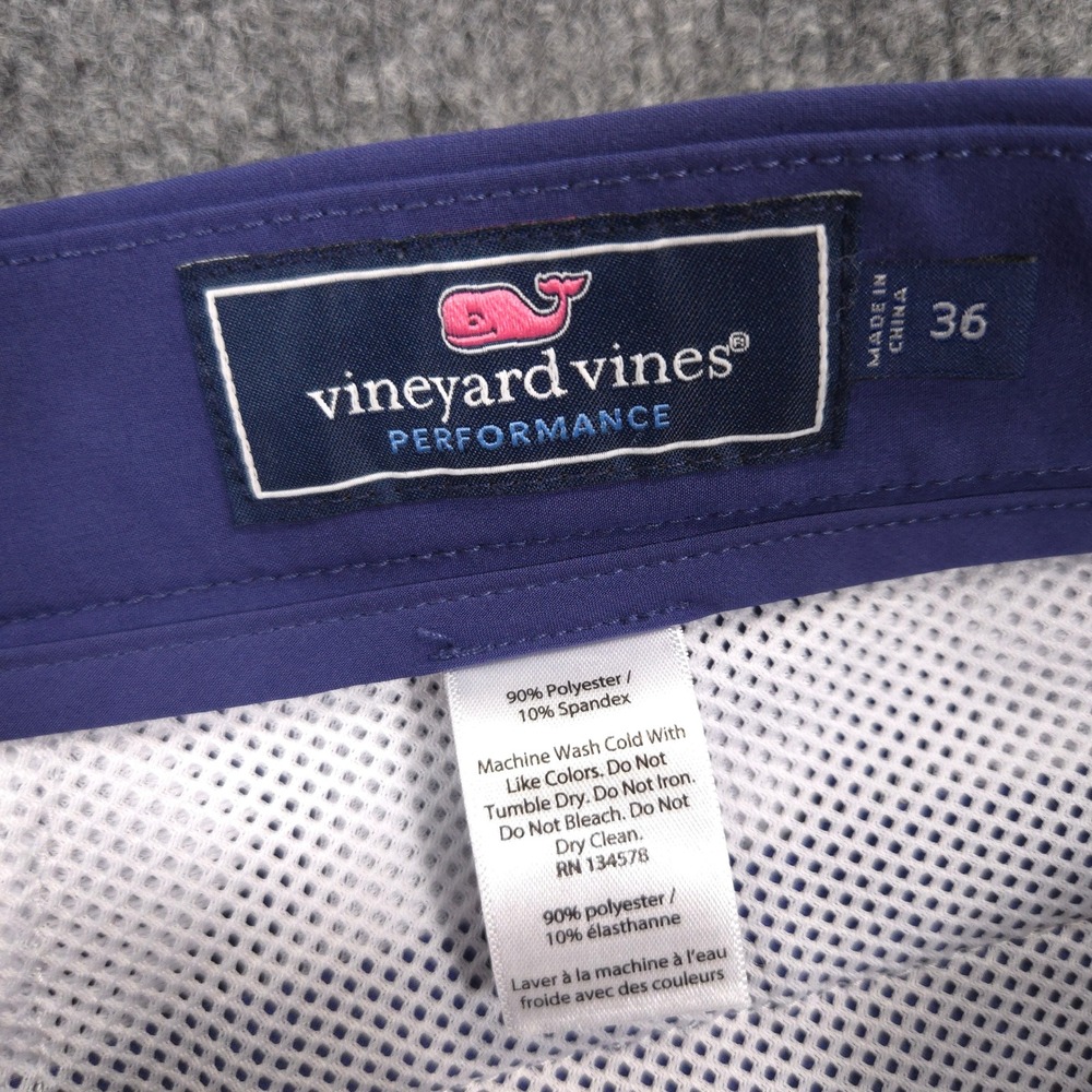 Lot of 3 Vineyard Vines Performance Breaker Shorts Mens 36 Navy Blue Gray Golf - Picture 8 of 14